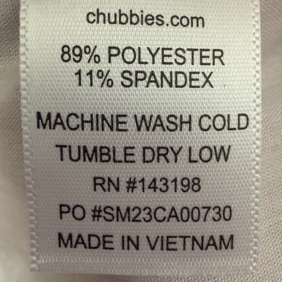 Chubbies Everywear Shorts Mens Large Pink 6” Inseam Performance Golf Pastel NWT - Picture 14 of 15